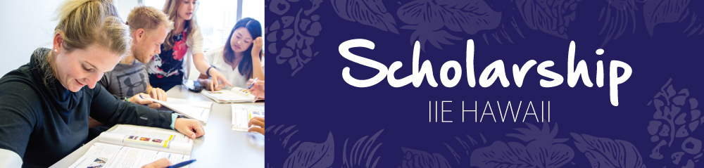 IIE Hawaii Scholarship system
